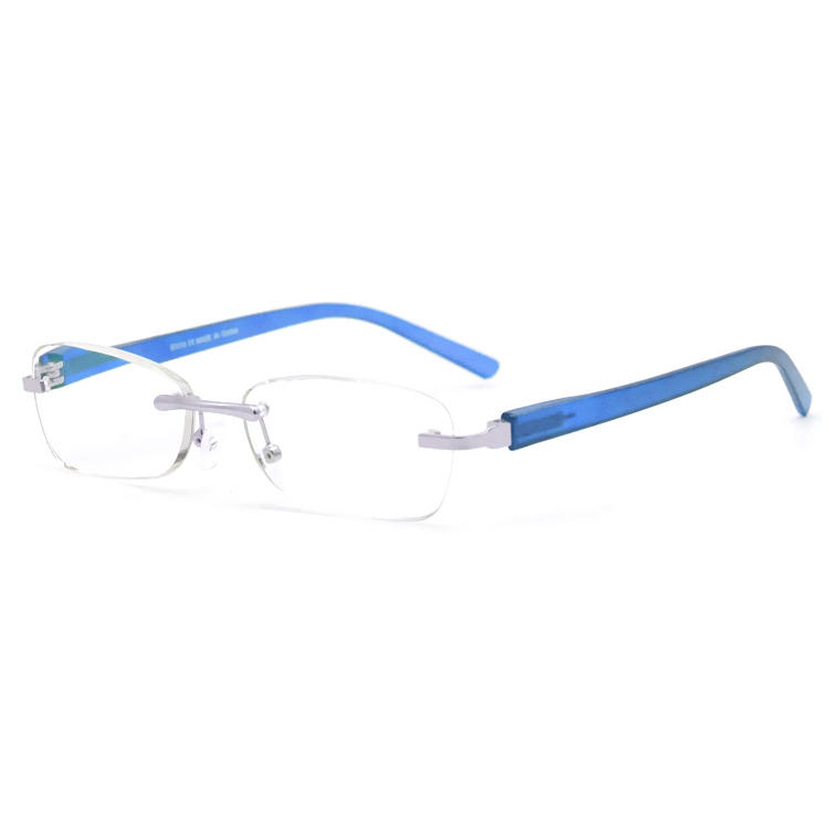 Dachuan Optical DRM368008 China Supplier Rimless Metal Reading Glasses With Plastic Legs (19)